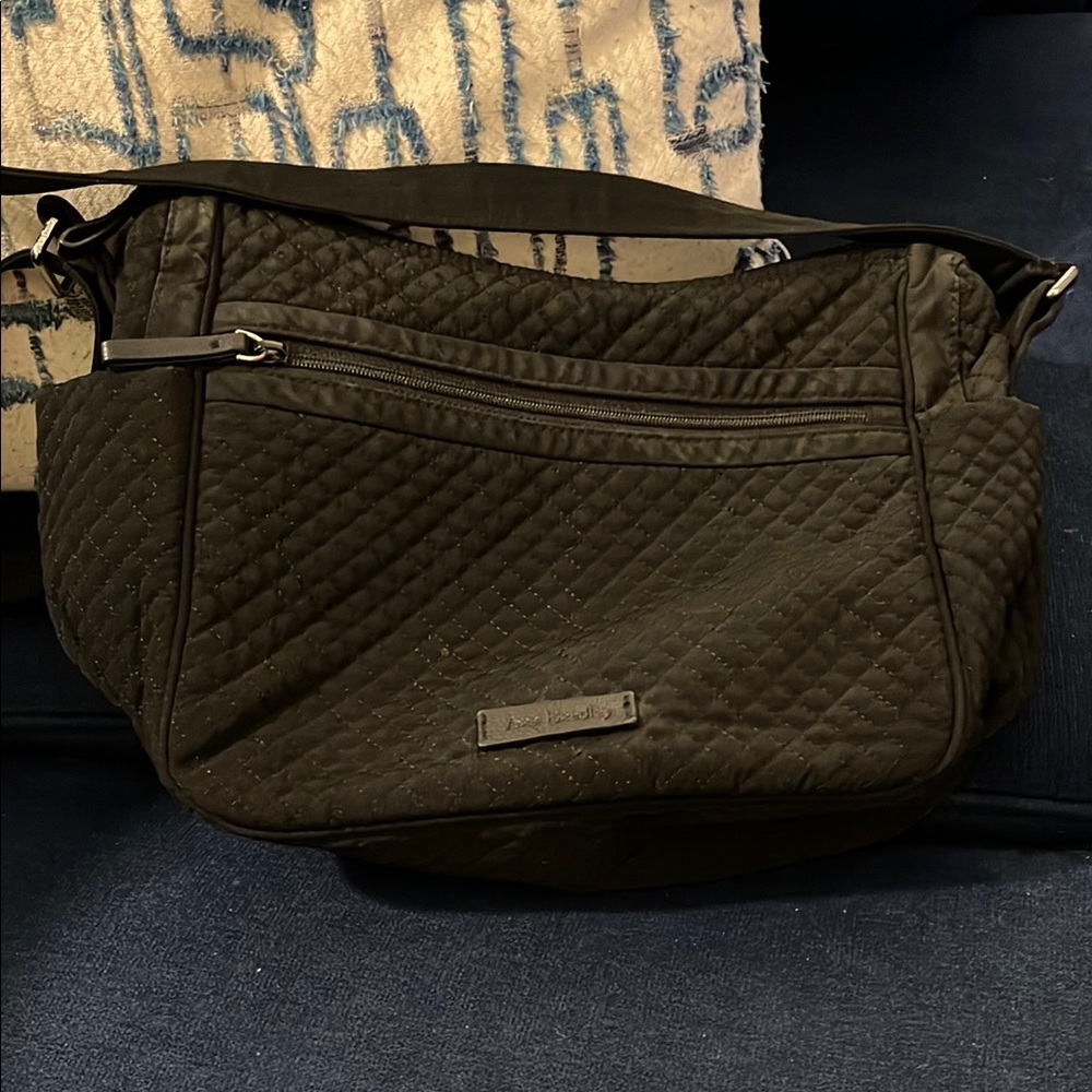 Vera Bradley Quilted Shoulder Bag - black